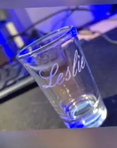 Petit verre personnalisé par gravure