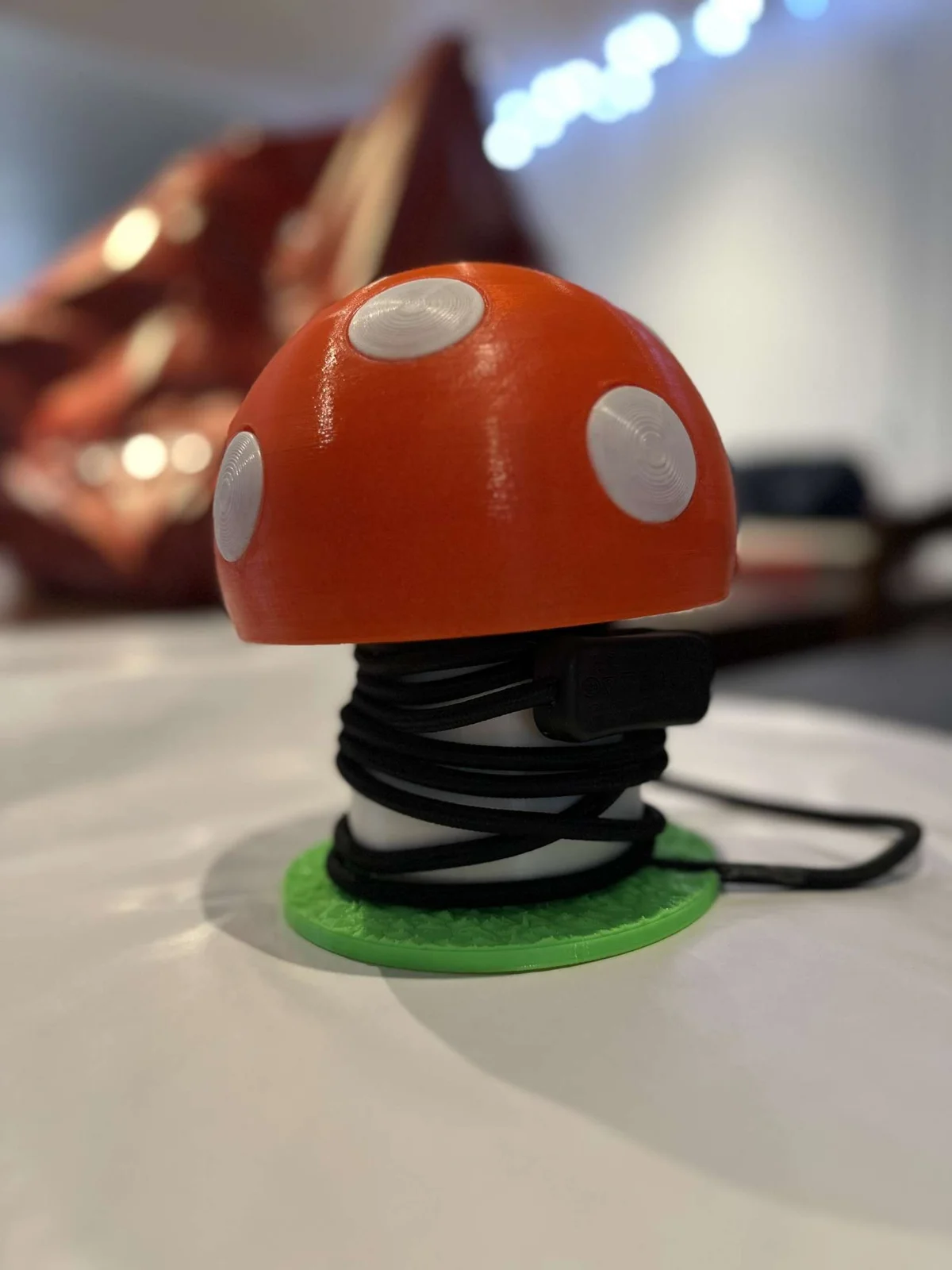 Lampe champignon décorative imprimée en 3D