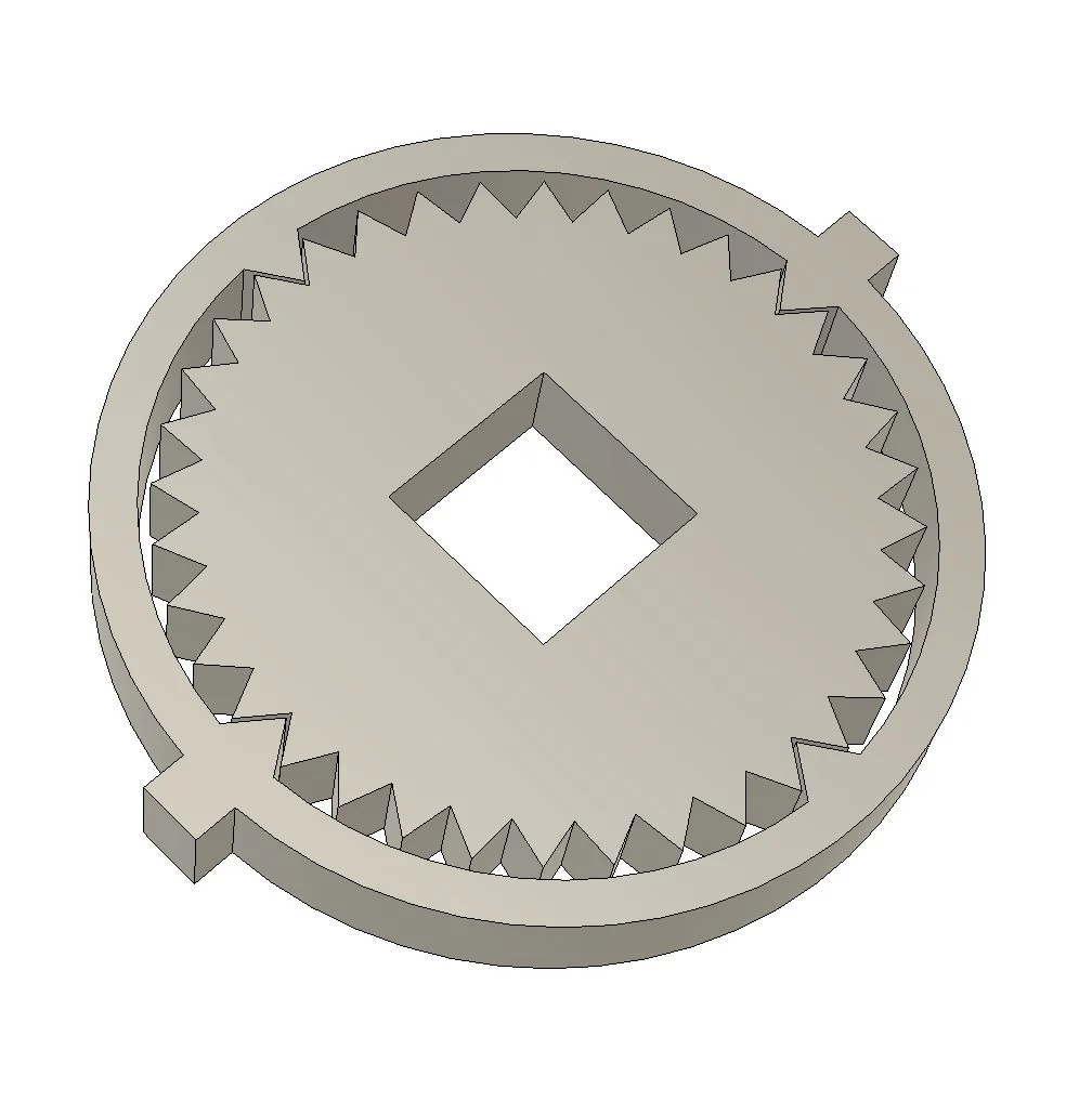 Modèle 3D d’une couronne dentée