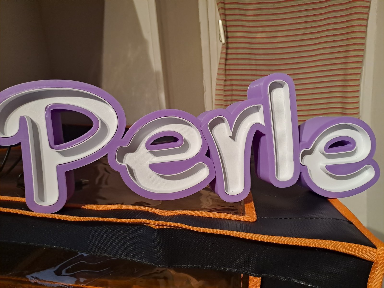 Préparation de la création lumineuse personnalisée